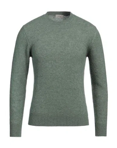 Altea Man Sweater Sage Green Size S Alpaca Wool, Polyamide, Wool In Sage Green