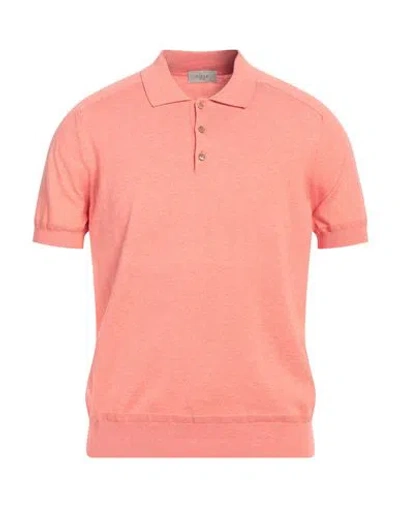 Altea Man Sweater Salmon Pink Size S Cotton