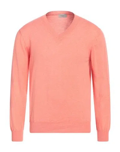 Altea Man Sweater Salmon Pink Size Xxl Cotton