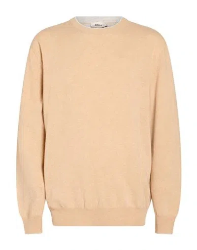 Altea Man Sweater Sand Size L Virgin Wool In Neutral