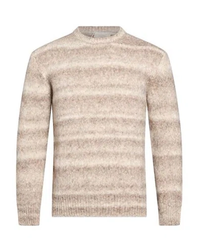 Altea Man Sweater Sand Size Xl Alpaca Wool, Cotton In Beige