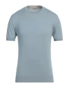 Altea Man Sweater Sky Blue Size L Cotton