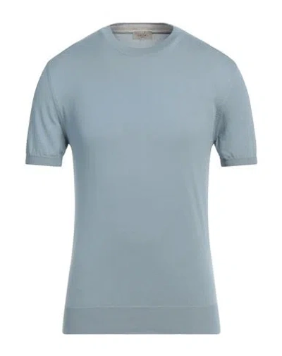 Altea Man Sweater Sky Blue Size L Cotton