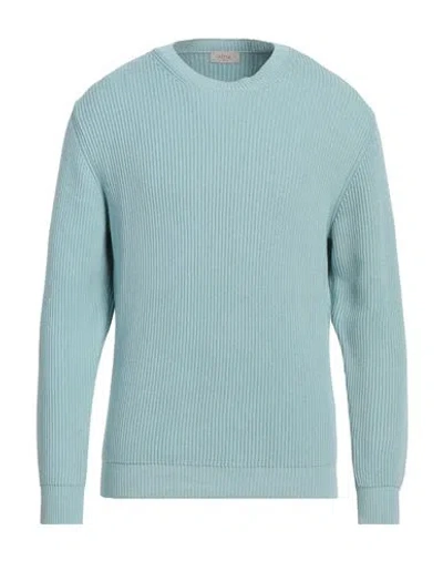 Altea Man Sweater Sky Blue Size M Cotton