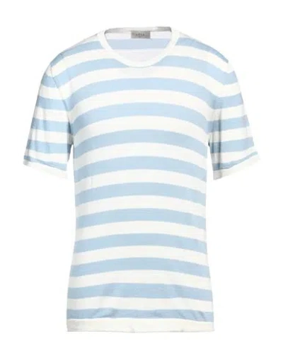 Altea Man Sweater Sky Blue Size S Cotton, Silk