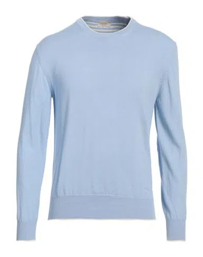 Altea Man Sweater Sky Blue Size M Cotton