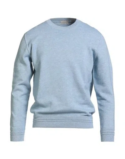 Altea Man Sweater Sky Blue Size S Cotton