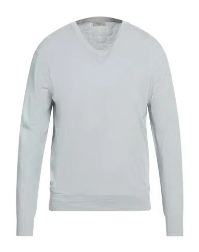 Altea Man Sweater Sky Blue Size S Linen, Cotton