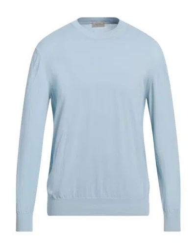 Altea Man Sweater Sky Blue Size Xl Cotton In Blue