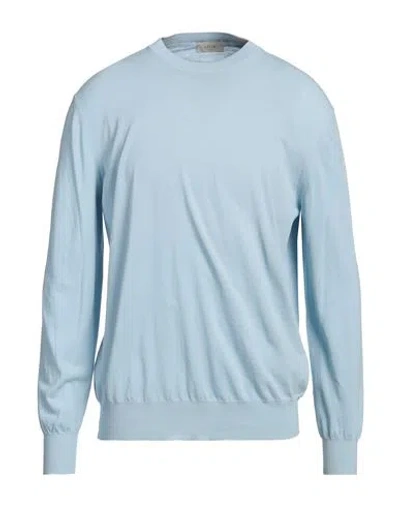 Altea Man Sweater Sky Blue Size Xxl Cotton