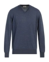 Altea Man Sweater Slate Blue Size S Virgin Wool
