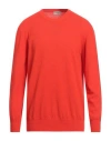 Altea Man Sweater Tomato Red Size Xxl Virgin Wool