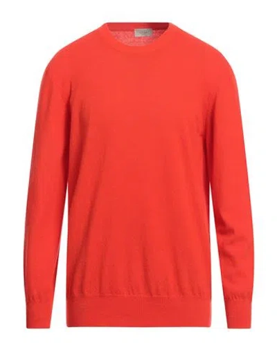 Altea Man Sweater Tomato Red Size Xxl Virgin Wool