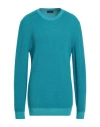 Altea Man Sweater Turquoise Size Xxl Virgin Wool