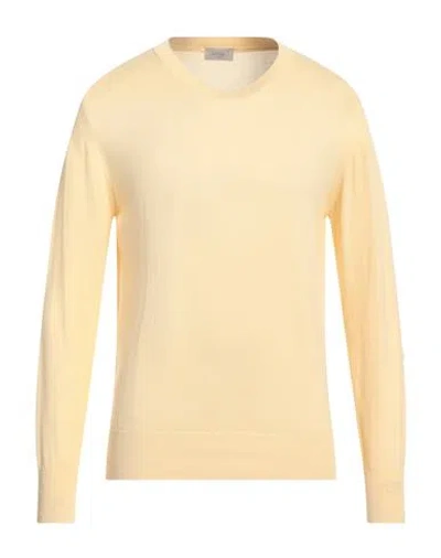 Altea Man Sweater Yellow Size L Lyocell, Cotton