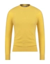 Altea Man Sweater Yellow Size L Virgin Wool, Cashmere In Yellow