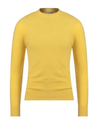 Altea Man Sweater Yellow Size L Virgin Wool, Cashmere