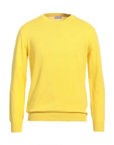 Altea Man Sweater Yellow Size Xl Cotton