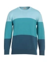 Altea Man Sweatshirt Sky Blue Size S Cotton