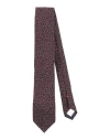 Altea Man Ties & Bow Ties Burgundy Size - Wool In Brown