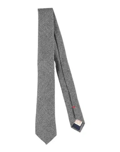 Altea Man Ties & Bow Ties Grey Size - Virgin Wool In Gray