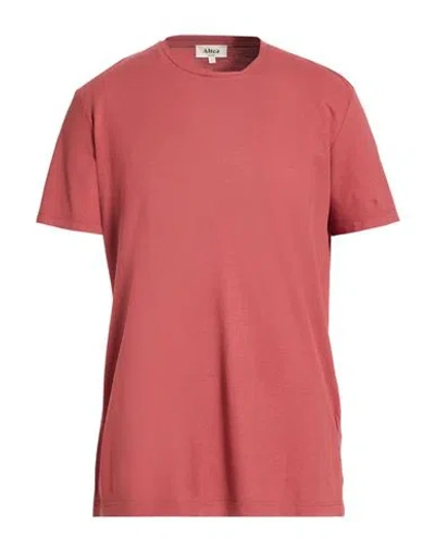 Altea Man T-shirt Burgundy Size L Cotton In Multi