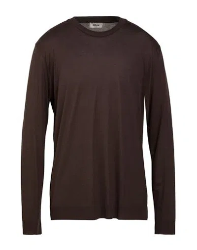 Altea Man T-shirt Chocolate Brown Size Xxxl Lyocell, Cotton