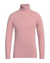 Altea Man Turtleneck Antique Rose Size L Virgin Wool In Pink