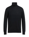 Altea Man Turtleneck Black Size Xl Virgin Wool