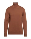 Altea Man Turtleneck Brown Size L Virgin Wool