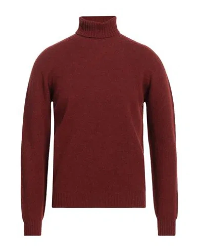 ALTEA ALTEA MAN TURTLENECK BROWN SIZE M VIRGIN WOOL