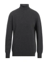 Altea Man Turtleneck Charcoal Size Xxl Virgin Wool, Cashmere In Grey