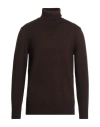 Altea Man Turtleneck Cocoa Size L Virgin Wool In Brown