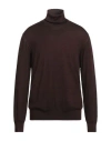 Altea Man Turtleneck Cocoa Size Xxl Virgin Wool In Brown