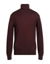 Altea Man Turtleneck Dark Brown Size L Virgin Wool