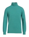Altea Man Turtleneck Emerald Green Size L Virgin Wool