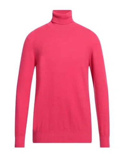 Altea Man Turtleneck Fuchsia Size L Virgin Wool In Pink