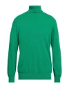 Altea Man Turtleneck Green Size Xxl Virgin Wool In Green