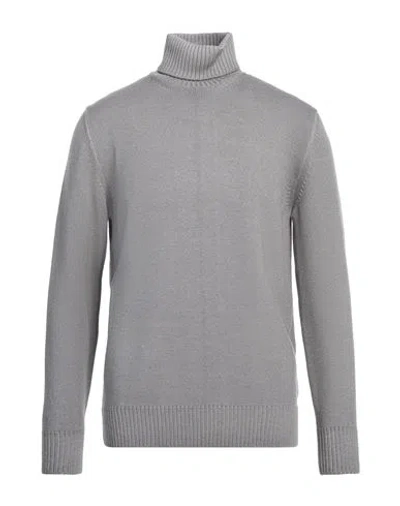 Altea Man Turtleneck Grey Size L Virgin Wool