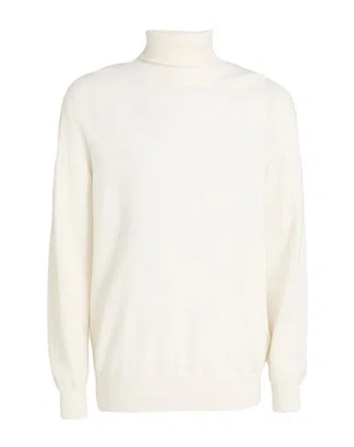Altea Man Turtleneck Ivory Size L Cashmere In White