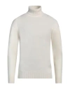 Altea Man Turtleneck Ivory Size L Virgin Wool, Cashmere In White