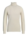 Altea Man Turtleneck Ivory Size Xl Virgin Wool In White