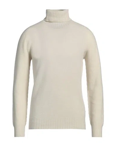 Altea Man Turtleneck Ivory Size Xl Virgin Wool In White