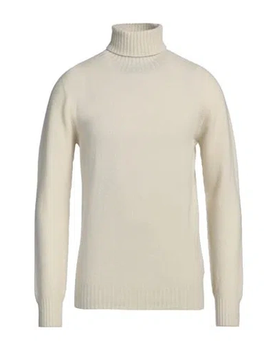 Altea Man Turtleneck Ivory Size Xl Virgin Wool In White