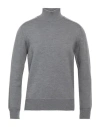 Altea Man Turtleneck Lead Size L Virgin Wool In Grey