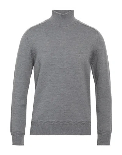 Altea Man Turtleneck Lead Size L Virgin Wool In Grey