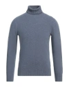 Altea Man Turtleneck Light Blue Size M Virgin Wool, Cashmere