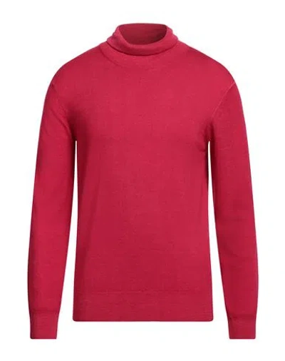 Altea Man Turtleneck Magenta Size L Virgin Wool