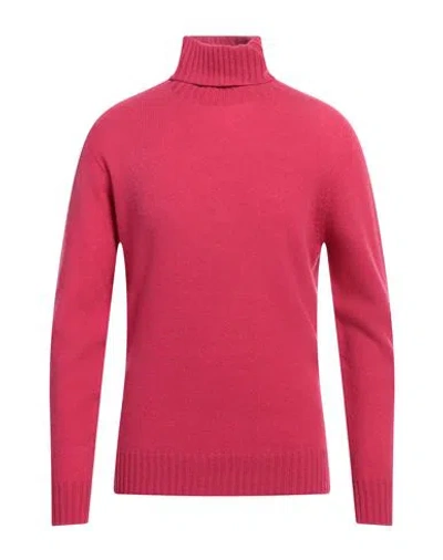 Altea Man Turtleneck Magenta Size L Virgin Wool, Cashmere