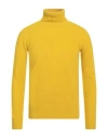 Altea Man Turtleneck Marigold Size L Virgin Wool In Yellow